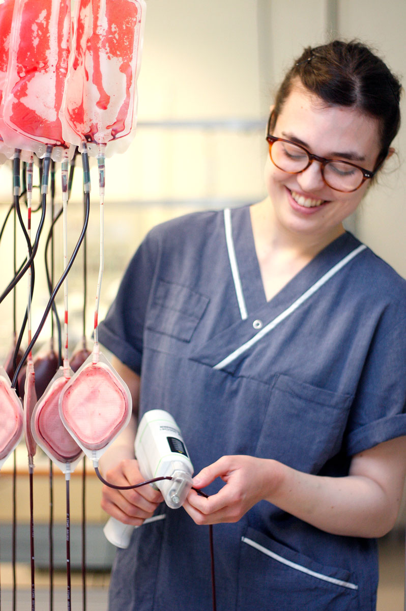 Blood transfusion equipment