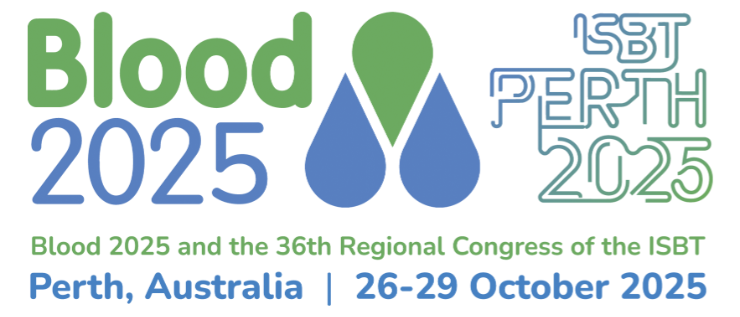 Blood 2025 & ISBT Perth 2025 Logo